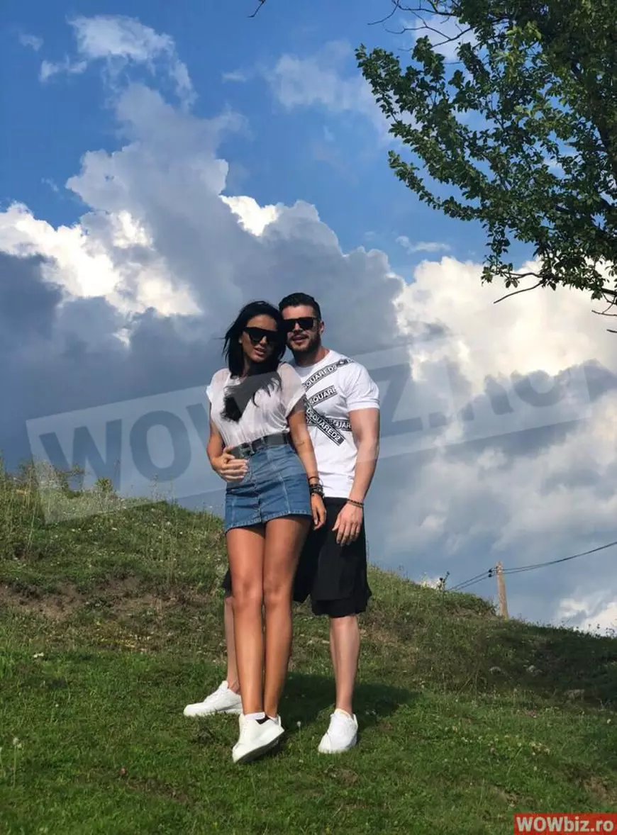 Victor Slav, alături de Raluca Silea, alias Bombardiera (Foto: wowbiz.ro)