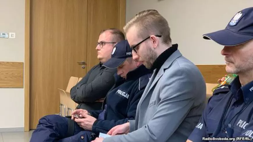 Michal Prokopowicz (28 de ani), în timpul procesului