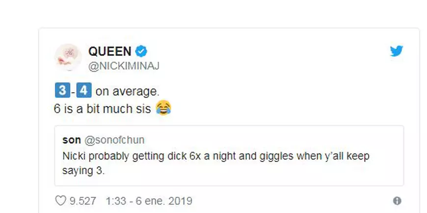 Nicki Minaj, dezvăluiri din intimitate. De câte ori pe noapte face sex | FOTO