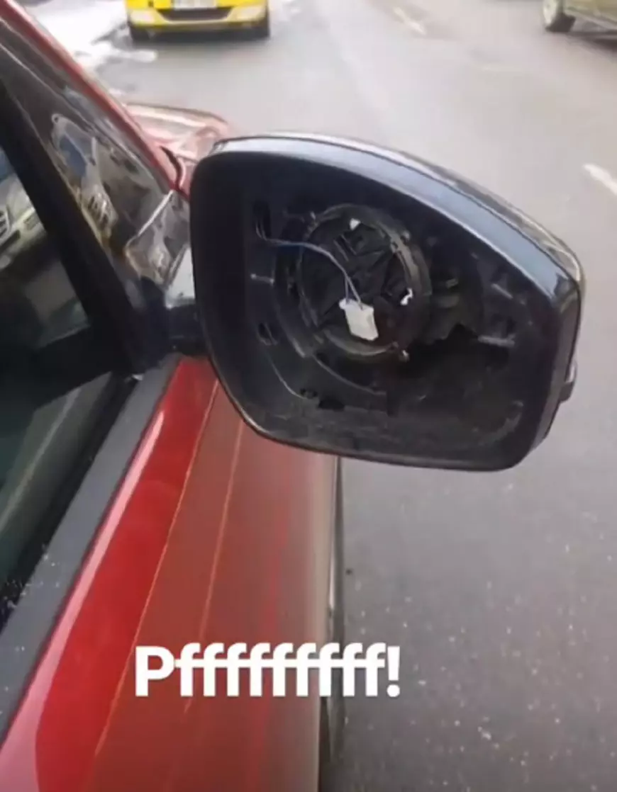 Surpriză neplăcută pentru Oana Roman în parcare. "Mersi mult, hoțule"