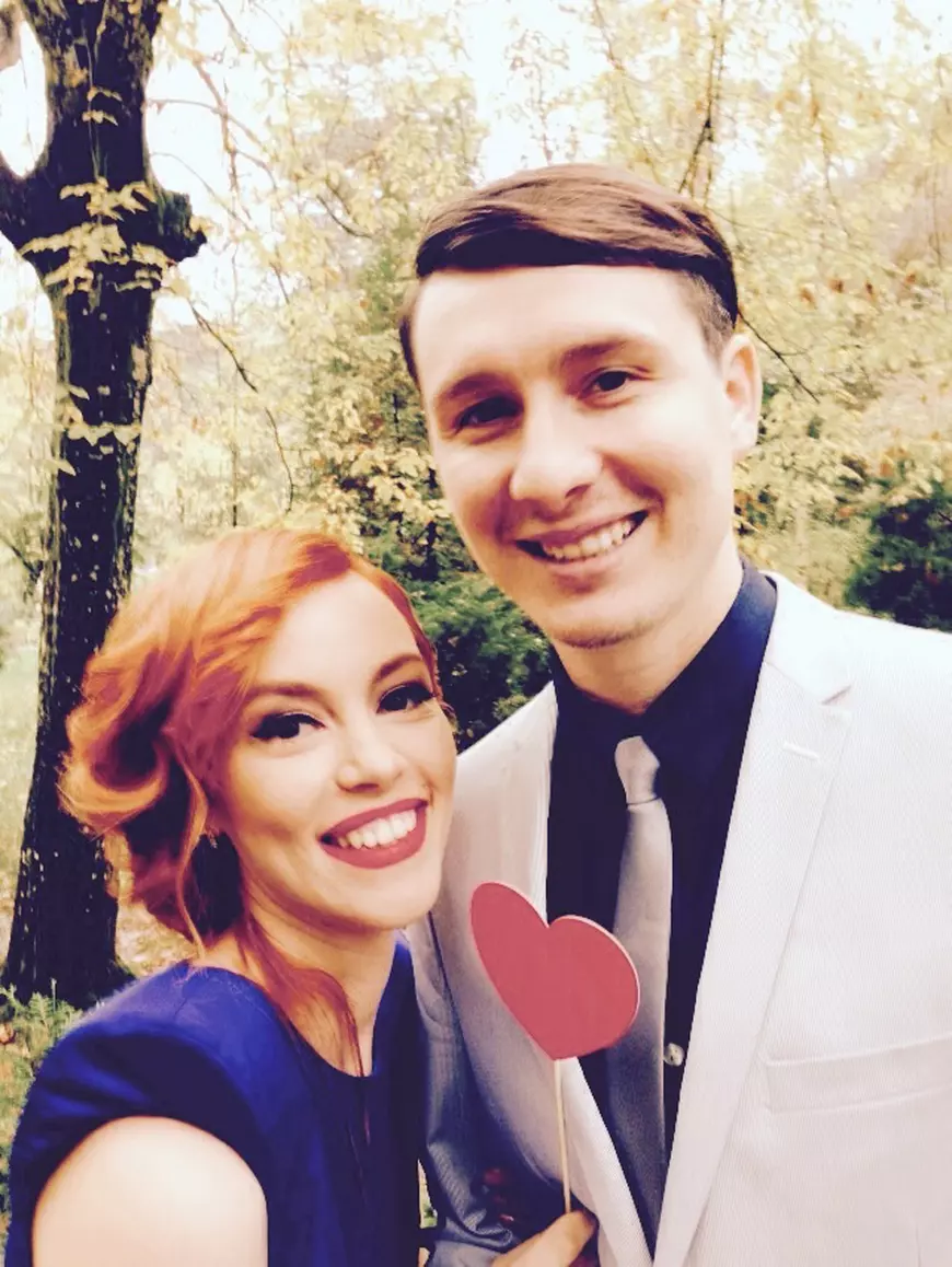 Olimpia Melinte alături de soțul ei 