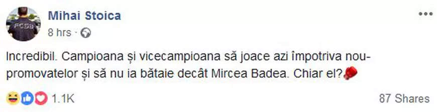 MM Stoica şi Marian Godină, mesaje ironice după ce Mircea Badea a fost făcut KO în ring