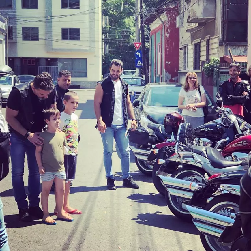 George Piștereanu și-a făcut un club de motocicliști