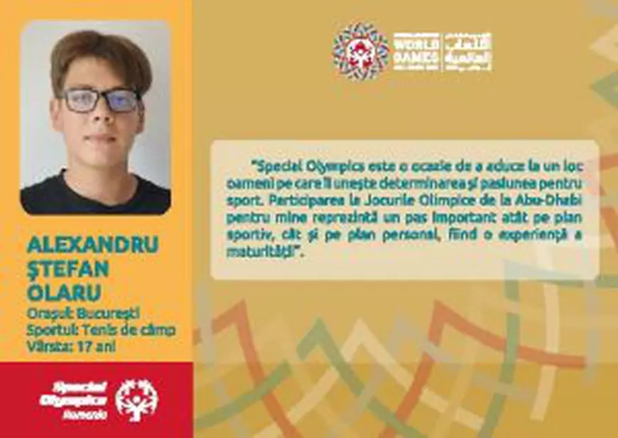 Olimpiada celor bravi! România are 35 de sportivi la Jocurile Mondiale de Vară Special Olympics