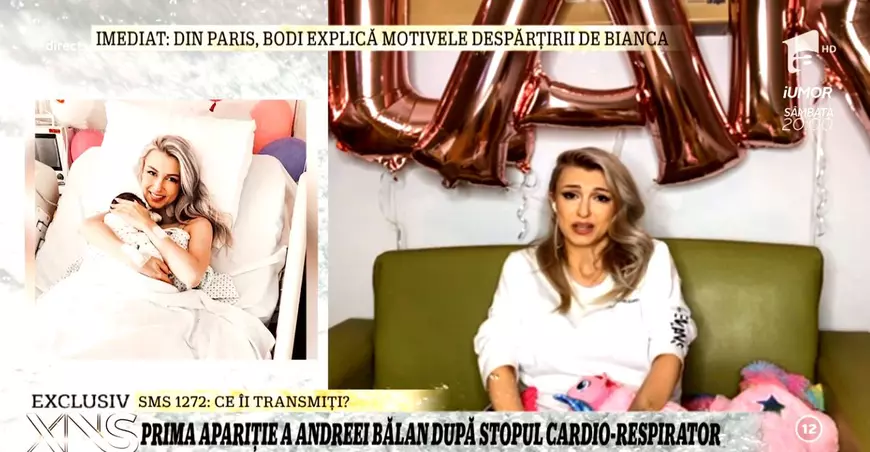 Andreea Bălan, prima apariție televizată după stopul cardiac din timpul nașterii: „Imediat după ce am pupat-o pe fetiță, am intrat în stop și a început resuscitarea”