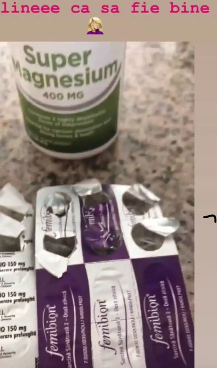 Câte pastile ia Andreea Bălan după ce  a făcut stop cardio-respirator