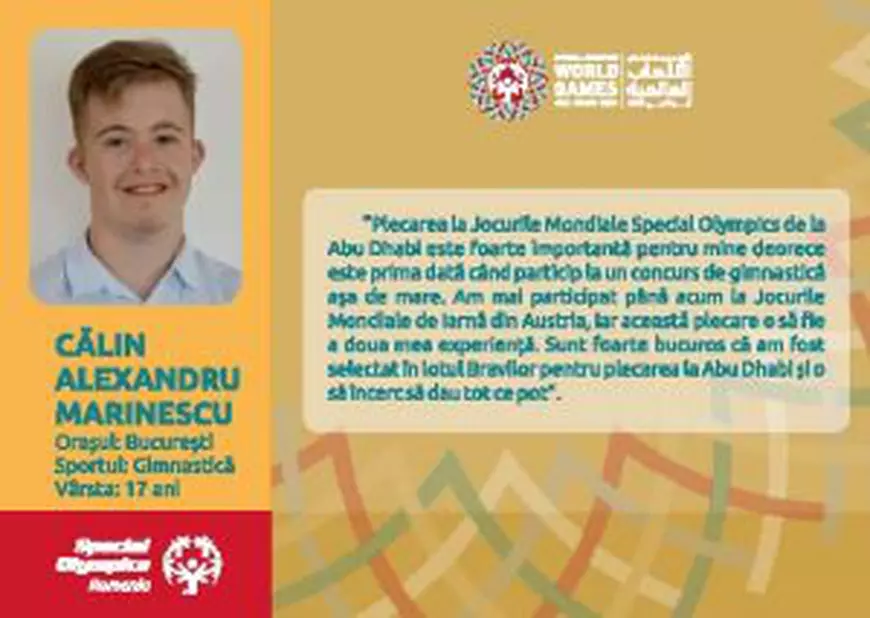 Olimpiada celor bravi! România are 35 de sportivi la Jocurile Mondiale de Vară Special Olympics