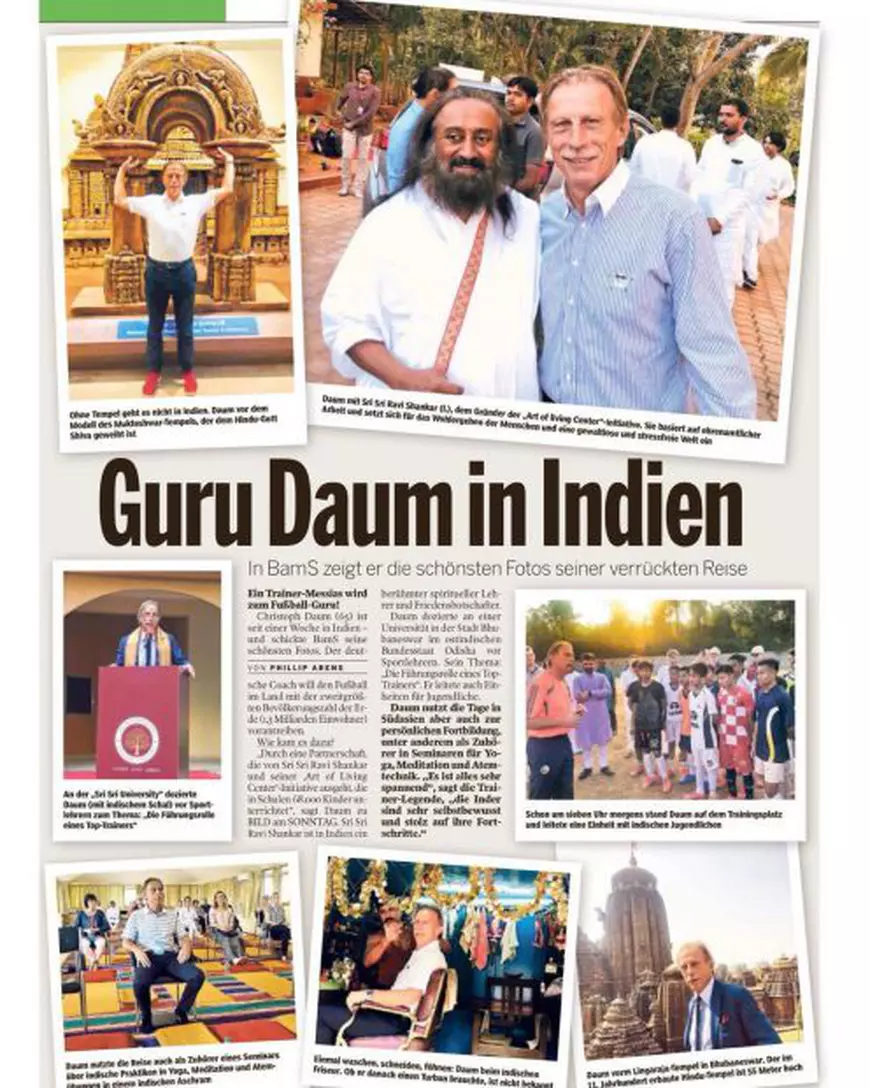 Viața e un carnaval! Christoph Daum, fostul selecționer al Naționalei, de la clovn la prinț indian