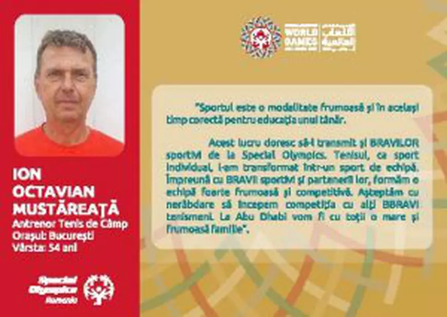 Olimpiada celor bravi! România are 35 de sportivi la Jocurile Mondiale de Vară Special Olympics