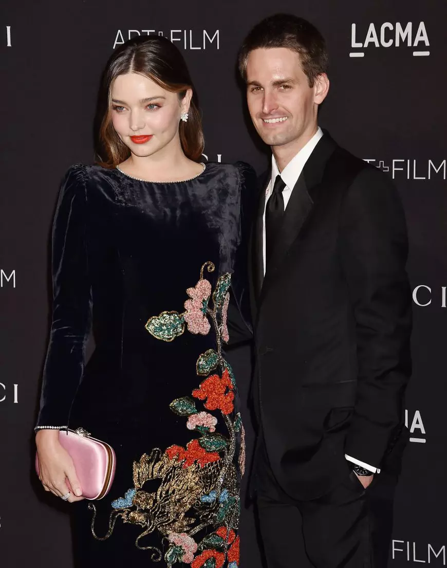 Miranda Kerr și soțul ei, Evan Spiegel