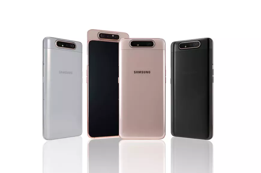 Samsung GalaxyA80 în toate culorile
