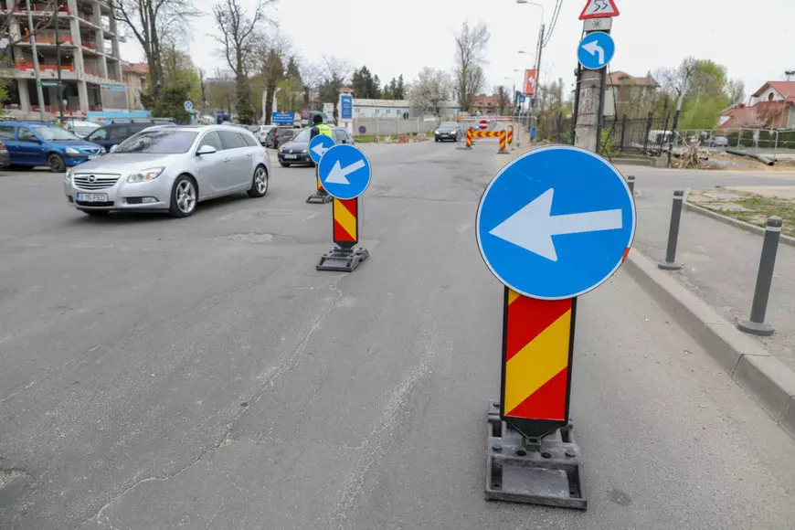 Sens unic pe Fabrica de Glucoză! Șoferii vor circula doar dinspre Şoseaua Petricani - Nod A3 spre Şoseaua Barbu Văcărescu