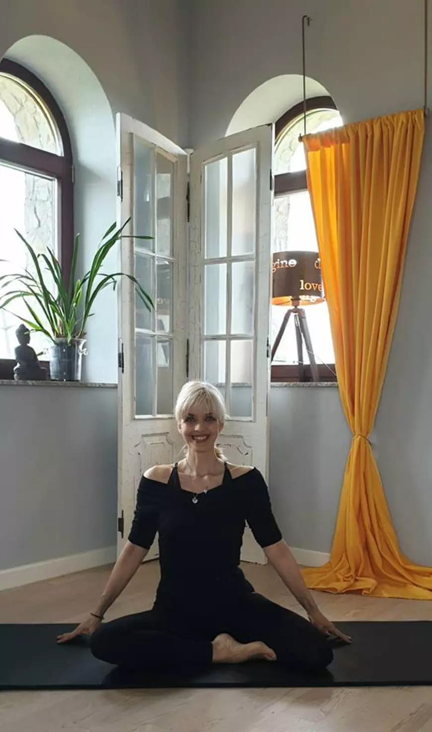 Bianca Brad e acum instructor de pilates