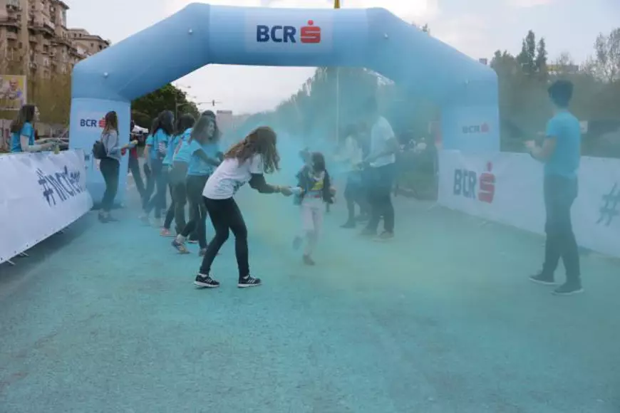 FOTO | The Color Run 2019. Peste 10.000 de bucureșteni s-au distrat și s-au lăsat colorați în centrul Capitalei