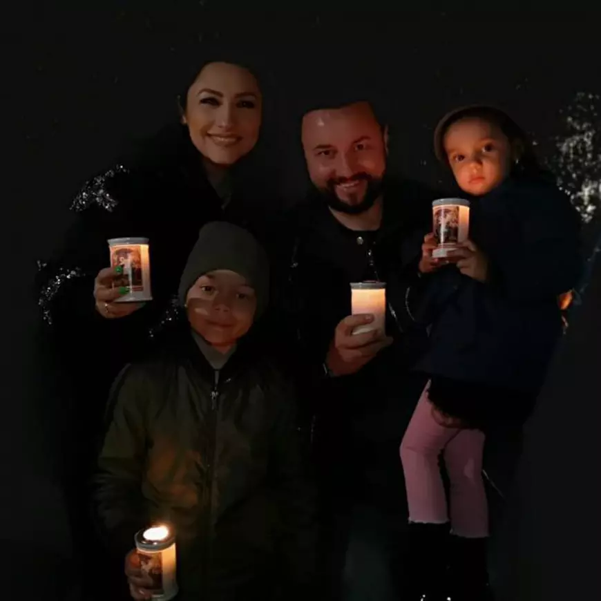Cum a fost surprinsă Andra Măruță în Noaptea de Înviere, alături de soțul ei
