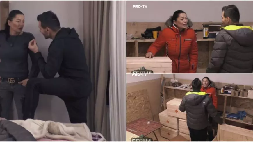 Au ieșit scântei între Brigitte Sfăt și Florin Pastramă la Ferma. "M-a fraierit"