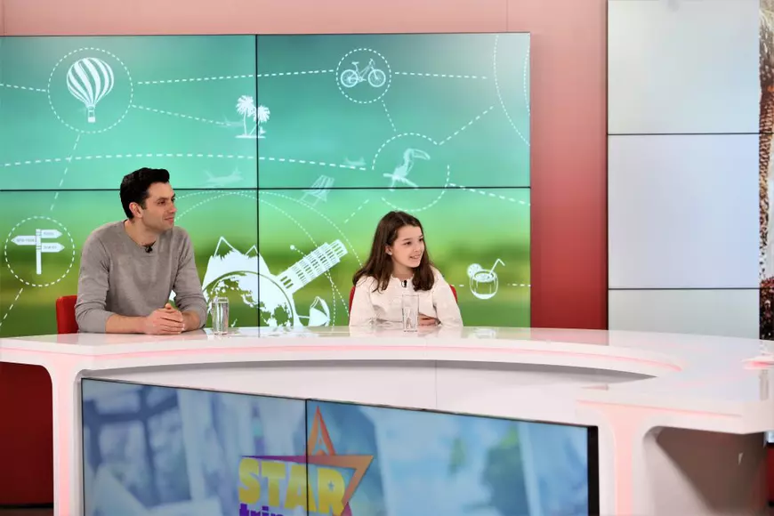 VIDEO/ Eva Jumătate, fetița română de 11 ani care a ajuns în finala "Suedezii au talent": "O să locuiesc la Hollywood"