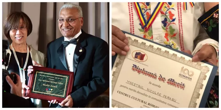 Singurul muzician român premiat de Barack Obama, Nicolae Feraru, dezamăgit de politicienii români: «Obama mi-a dat un trofeu, din România am primit o diplomă scrisă greșit»