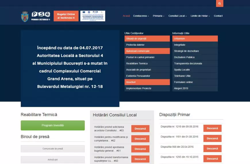 Atunci și acum. Cum arată site-urile instituțiilor de stat în 2019 față de 2009. Unele au rămas neschimbate de mai bine de un deceniu!