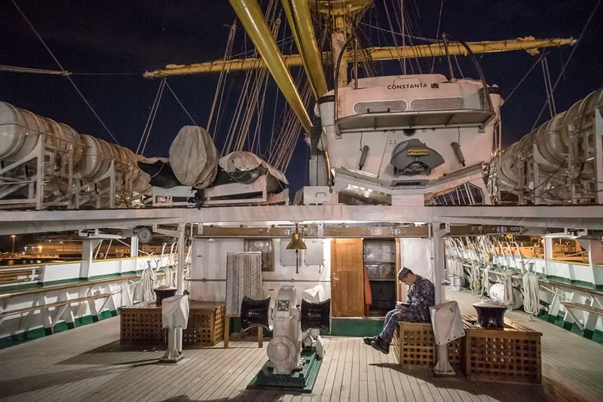 REPORTAJ INEDIT | Primele alegeri pe Bricul Mircea în cei 80 de ani de existență ai navei! Echipajul a votat în Spania - FOTO