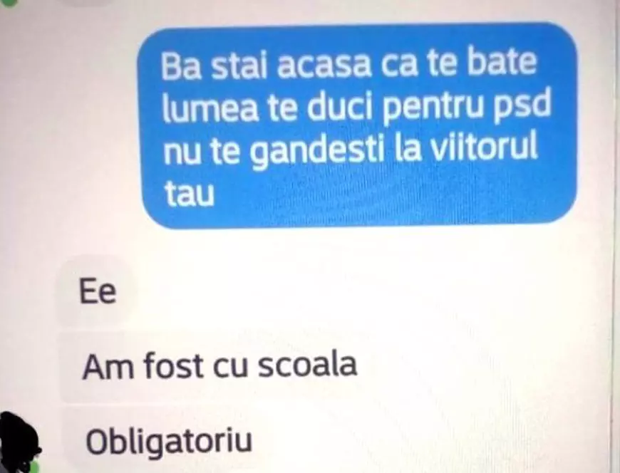 Filiala PSD Sascut a dus elevi la mitingul de la Iași, iar acum îi învață să mintă că au fost în excursie!