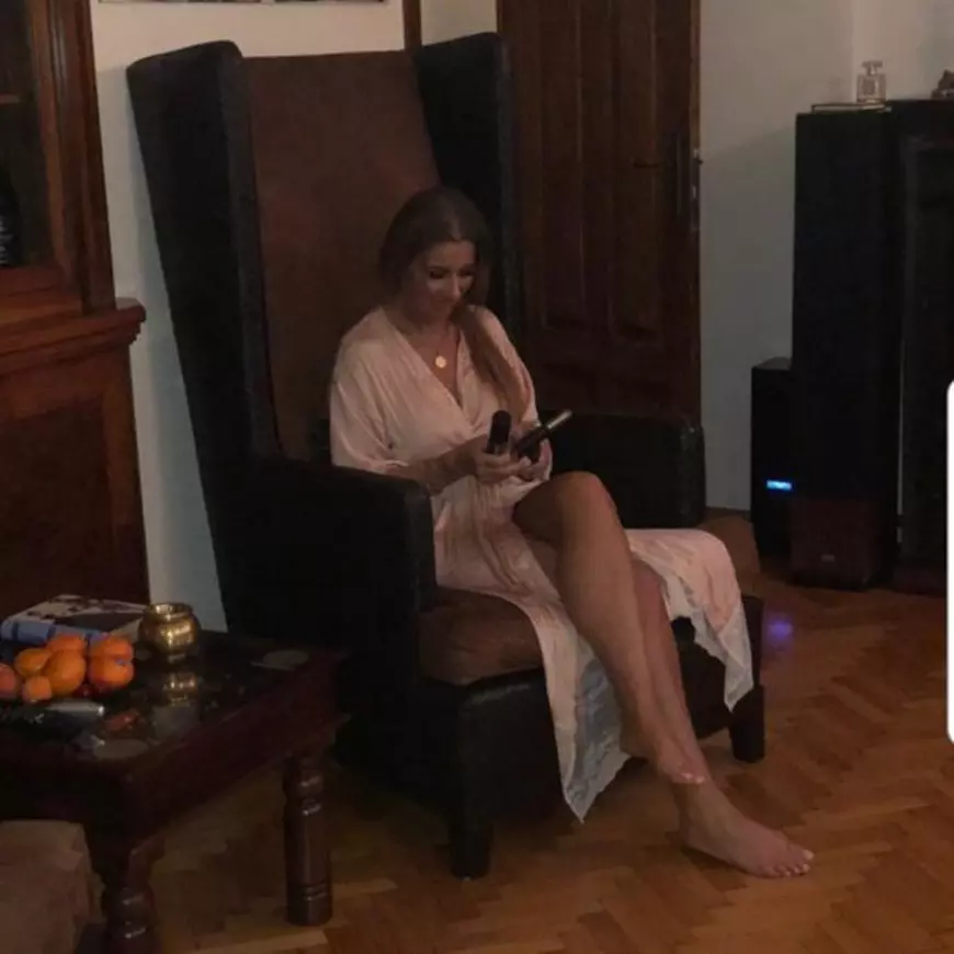 Ce făcea Anamaria Prodan în timpul ploii torențiale din Capitală. A publicat imediat imaginea