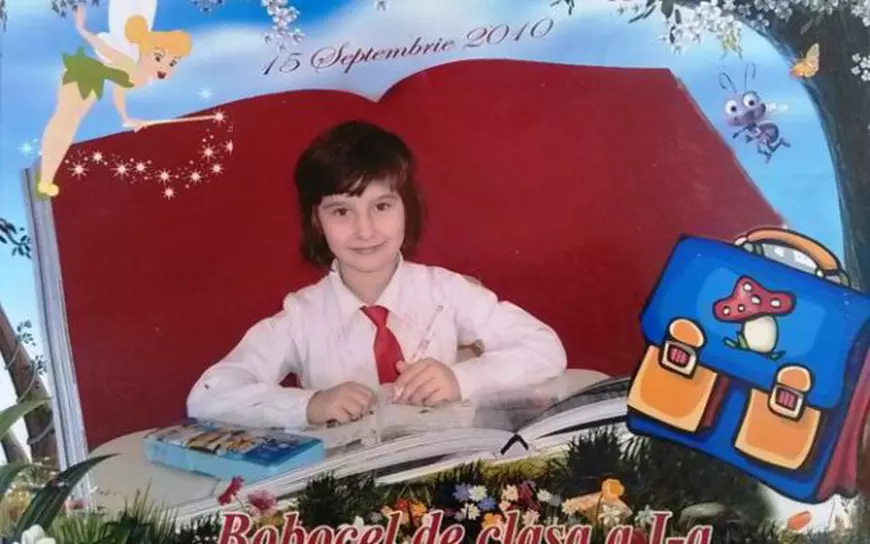 Nicoleta Bugiu, 8 ani, din comuna Ulmi, jud. Dâmbovița, a murit în martie 2012