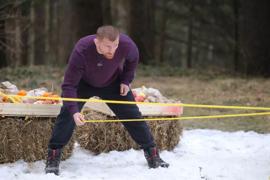 Cătălin Moroșanu la show-ul Ferma