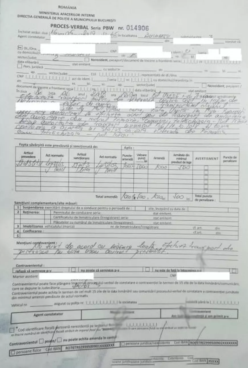 Primii șoferi de ride-sharing sancționați de Poliția Rutieră: unul amendat, trei lăsați fără permis