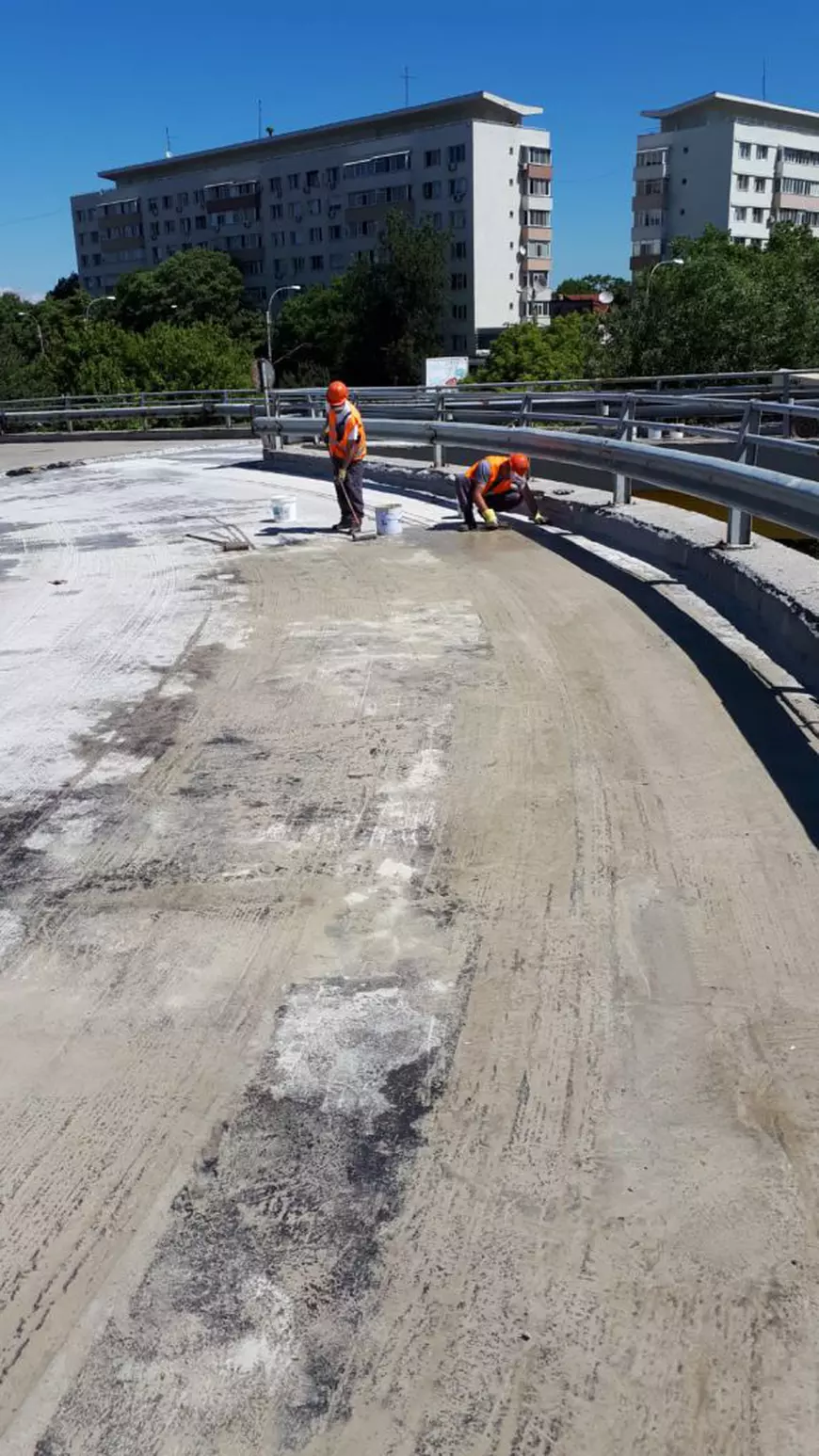 Lucrările de reabilitare și consolidare la Podul Grant continuă cu breteaua dinspre Gara de Nord spre Giulești