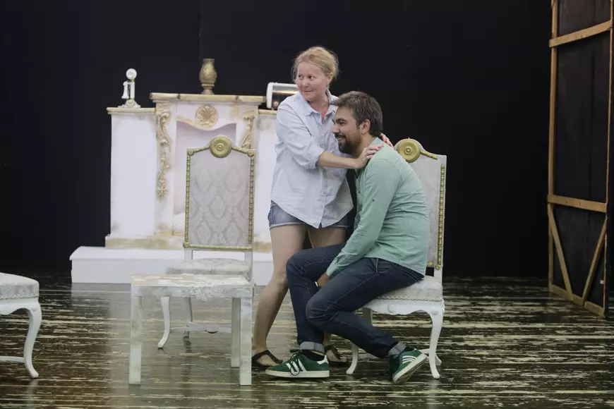 Libertatea a fost la repetițiile spectacolului „Azi nu! Poate mâine!”. Maia Morgenstern, Marius Bodochi, Tania Popa și Andreas Petrescu au povestit cum au ajuns să joace împreună într-o comedie!