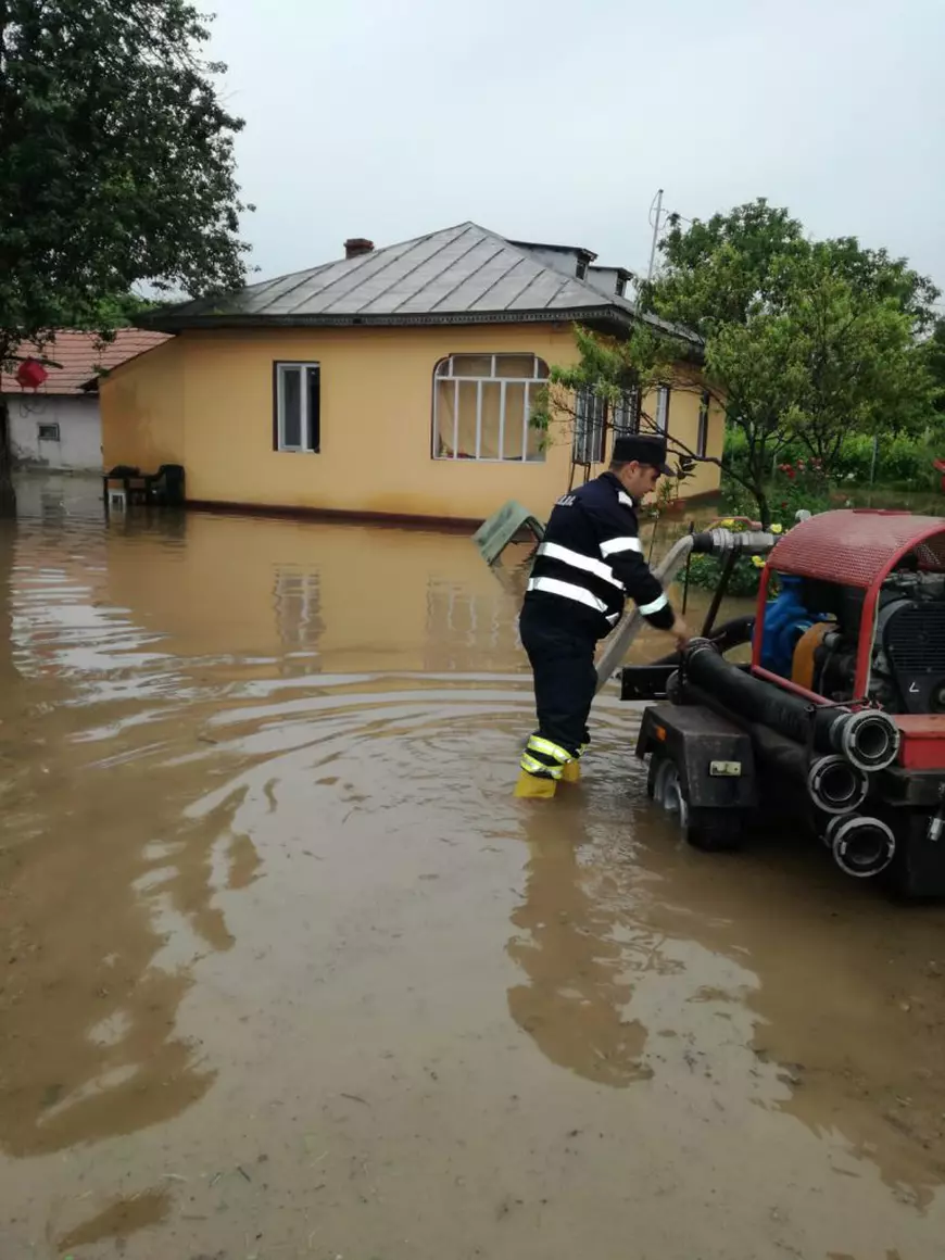FOTO| IGSU: Șapte localități din Teleorman sunt afectate de inundații
