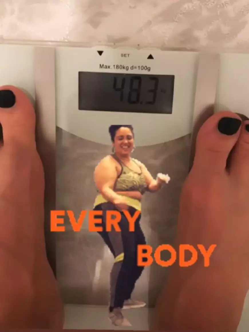 Câte kilograme are de fapt Roxana Vancea. A pozat cântarul și a publicat imaginea