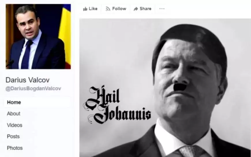 Vâlcov trebuie să plătească daune de 20.000 de lei după o postare insultătoare pe Facebook la adresa germanilor din România. Decizia nu e definitivă