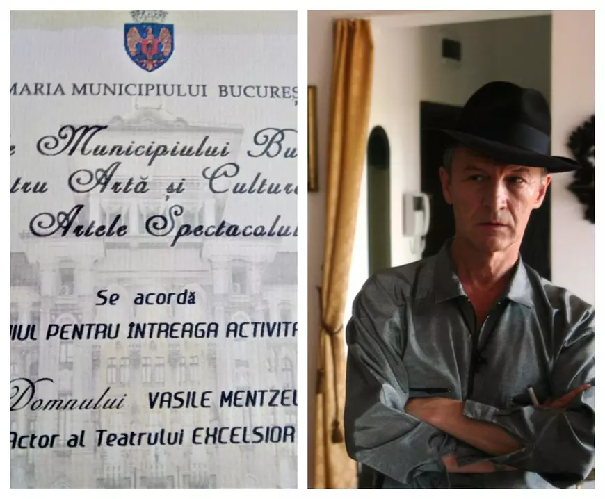 Prima vedetă TVR, Vasile Mentzel, premiat la 80 de ani. Actorul și fratele său, Eugen, au format un duet de succes la sfârșitul anilor ʼ50