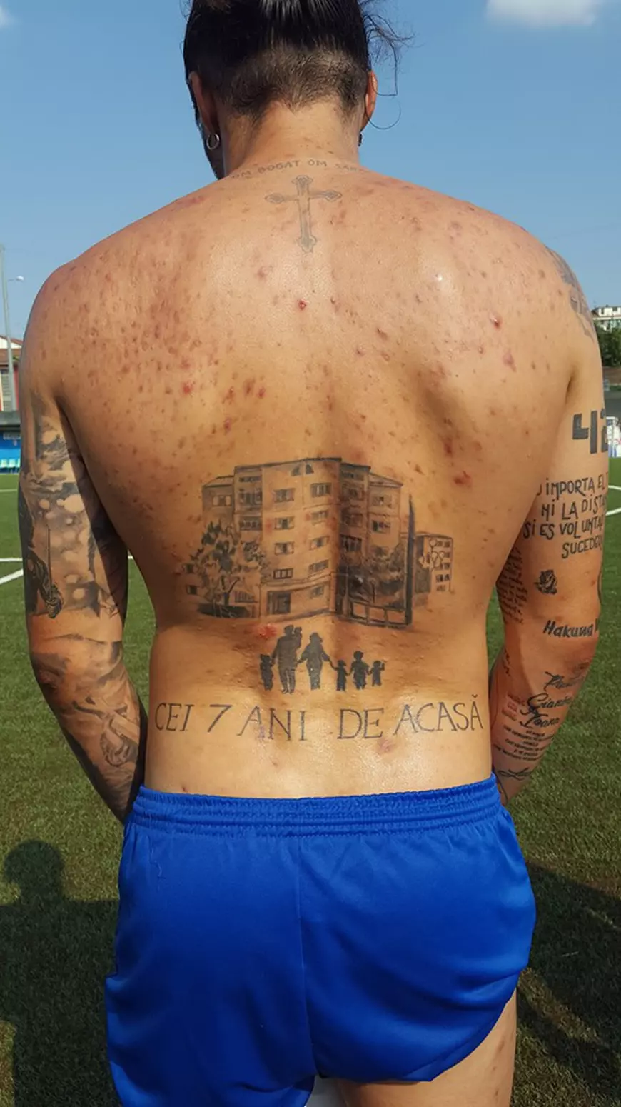 Vasile Mogoș are tatuați ”cei 7 ani de acasă”
