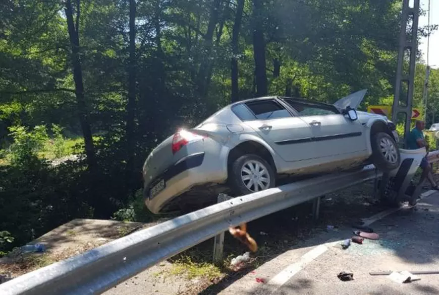 O femeie gravidă și-a pierdut o mână după ce a făcut un accident rutier
