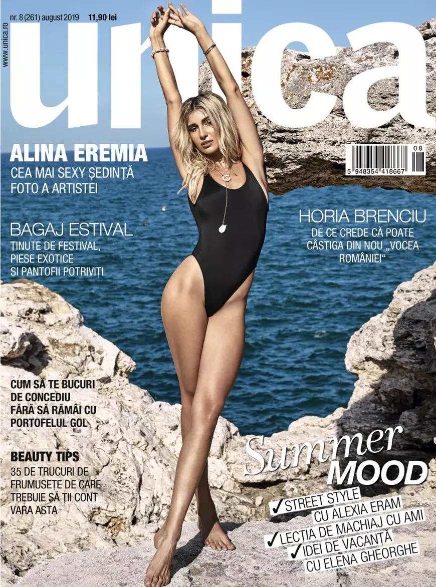 Alina Eremia, pictorial incendiar și dezvăluiri surprinzătoare în revista Unica: "Îmi doresc o nuntă pe malul mării"