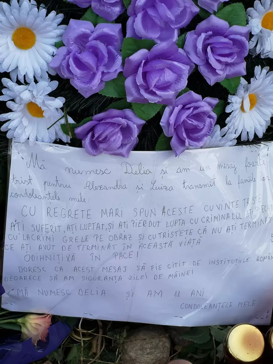 Mesaj sfâșietor al unei fetițe de 11 ani pentru victimele criminalului din Caracal
