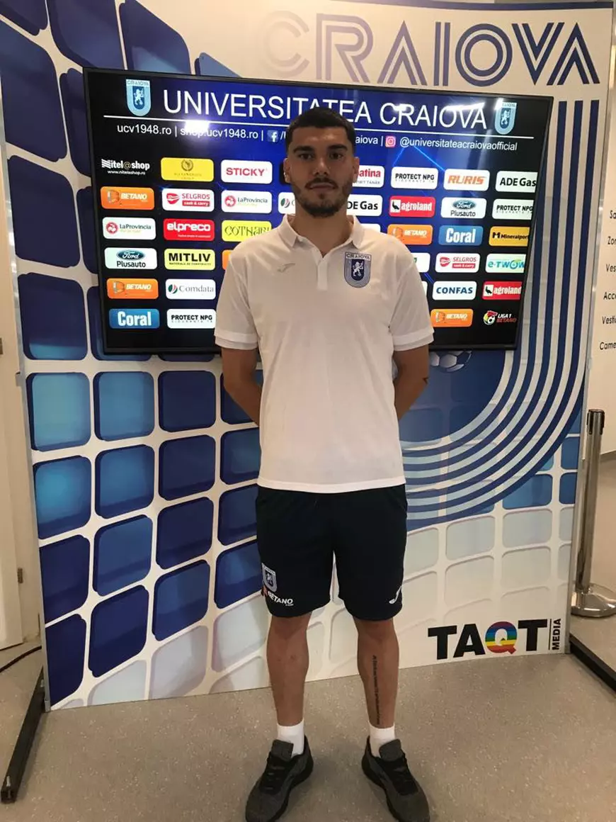 Mihai Roman, atacant Universitatea Craiova: ”Vrem Cupa și campionatul în noul sezon”