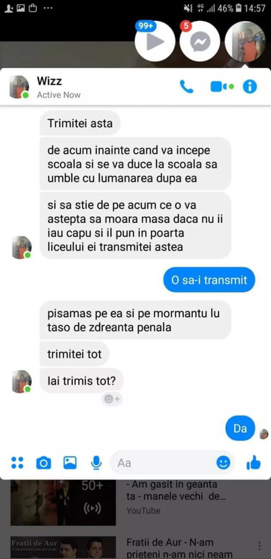 CORESPONDENȚĂ DIN CARACAL. Izabela Biră, prietena Luizei, este atacată cu parul și amenințată: “Îți pun capul în gardul școlii!”. Polițiștii: “Te amendăm dacă mai suni la 112!”
