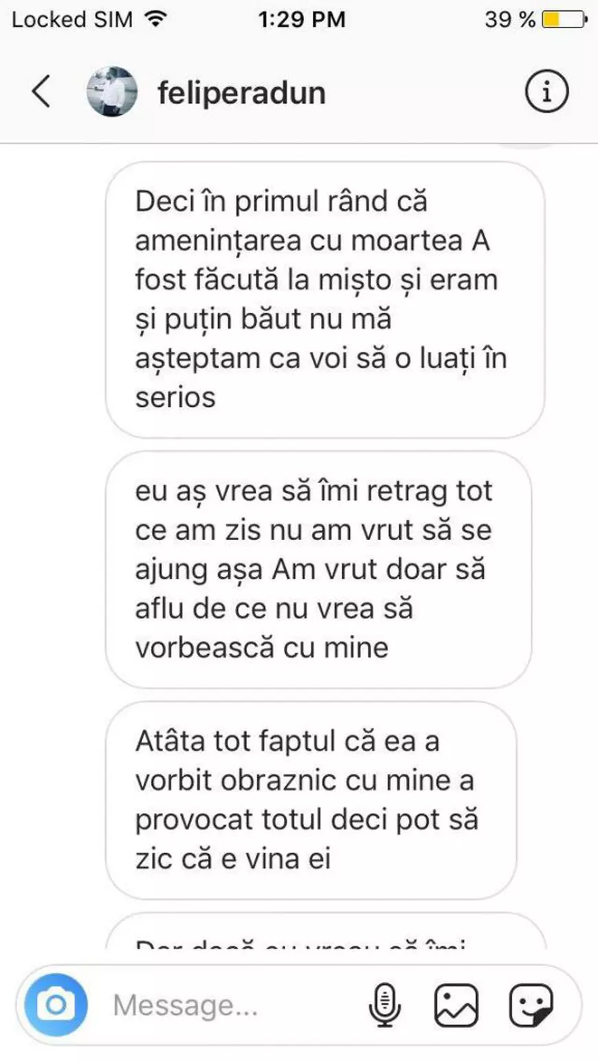 Două tinere din Sibiu, hărțuite și amenințate pe rețelele de socializare de un bărbat: „Sibiul e un oraș mic, te pot găsi. Trimit asasinii după tine”