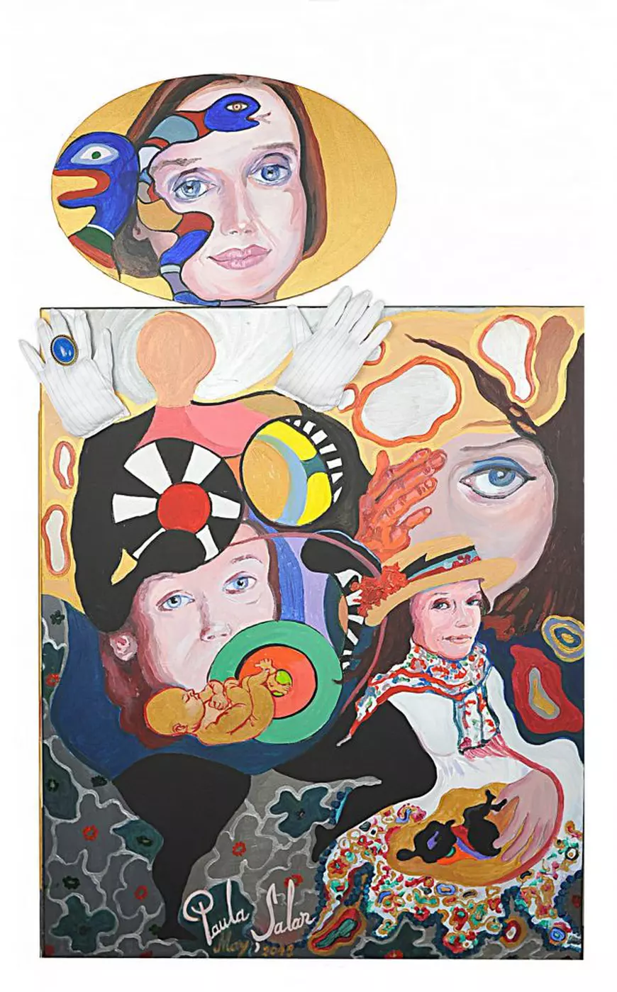 O lucrare a artistului plastic Paula Șalar, selectată în cadrul unei expoziții internaționale