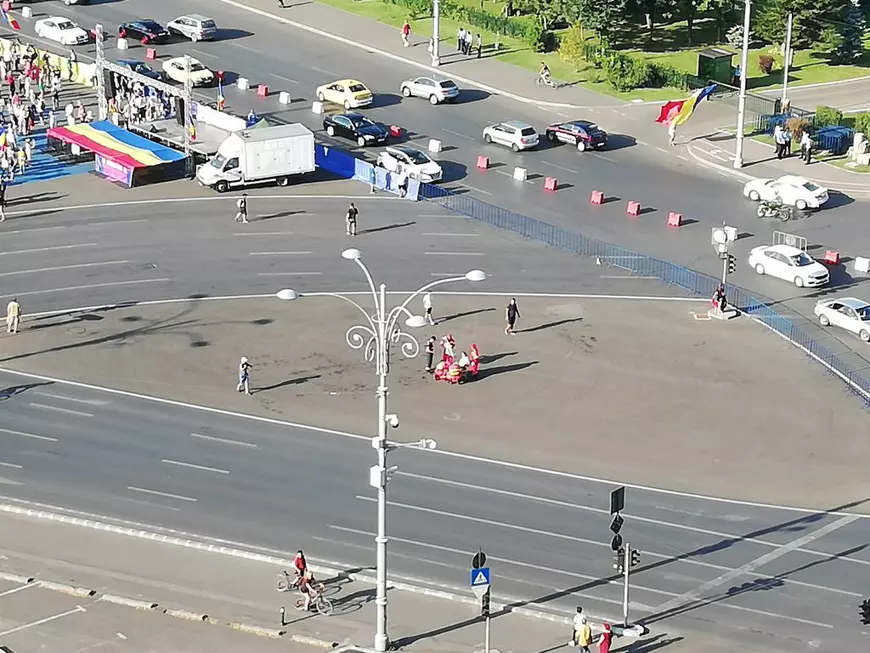 Protest în Piața Victoriei, 10 august 2019. Peste 20.000 de oameni au manifestat în fața Guvernului. Protestatarii au scandat numele Alexandrei la final