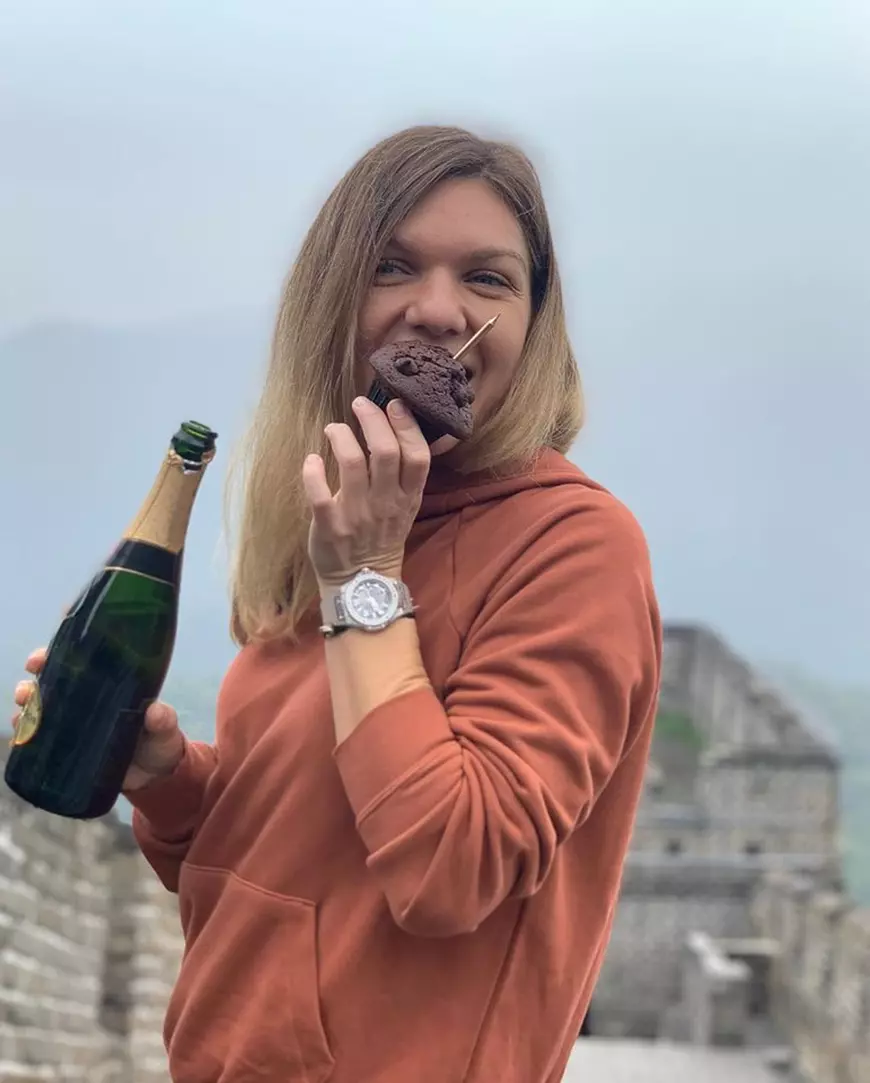 Simona Halep și-a serbat ziua pe Marele Zid Chinezesc, alături de iubitul ei, Toni Iuruc