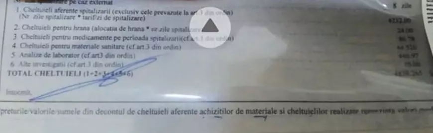 Cazarea la spitalul din Vaslui costă mai mult ca la un hotel de lux. Suma exorbitantă decontată de casa de asigurări pentru un bolnav