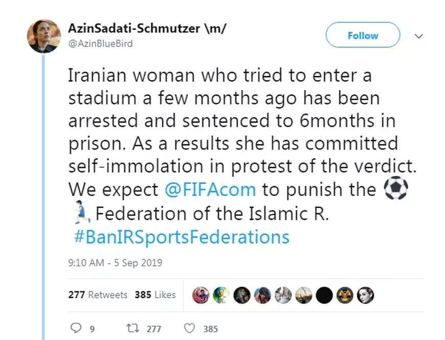 Mii de iranieni cer excluderea reprezentanților propriei țări din marile competiții sportive, în semn de protest față de regimul de la Teheran