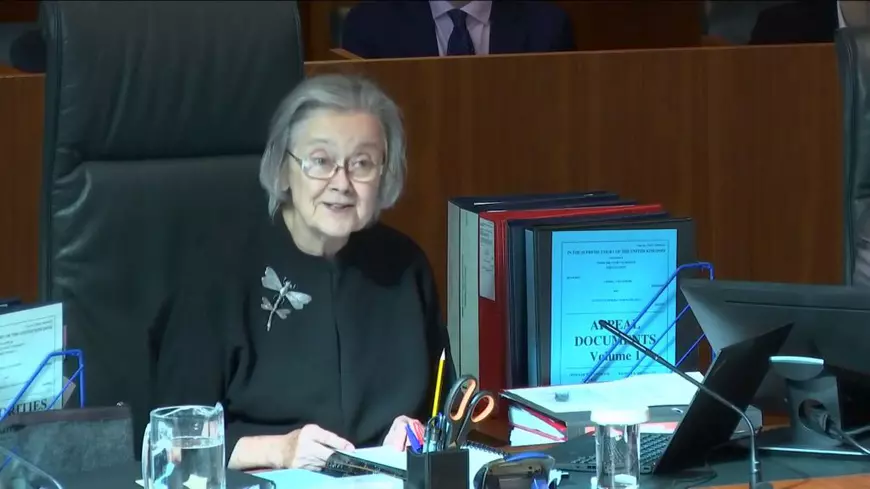 Detaliul care le-a atras atenția internauților la șefa Curții Supreme când a anunțat anularea suspendării Parlamentului britanic