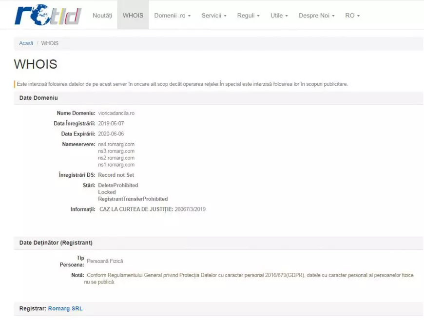 Viorica Dancilă a dat în judecată ROMARG și Institutul de Cercetare în Informatică pentru că nu îi funcționează site-ul