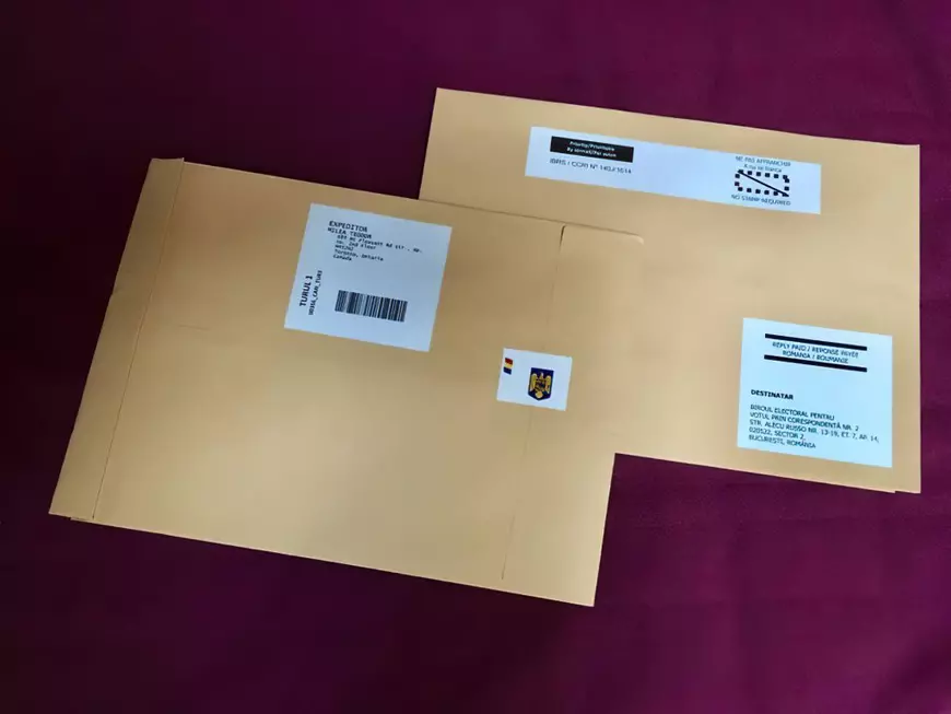 A început votul prin corespondență la prezidențiale. Mesajul unui român din Canada pentru diaspora: „Orice comentariu că nu ați apucat să votați sau că ați stat la cozi interminabile este de prisos”